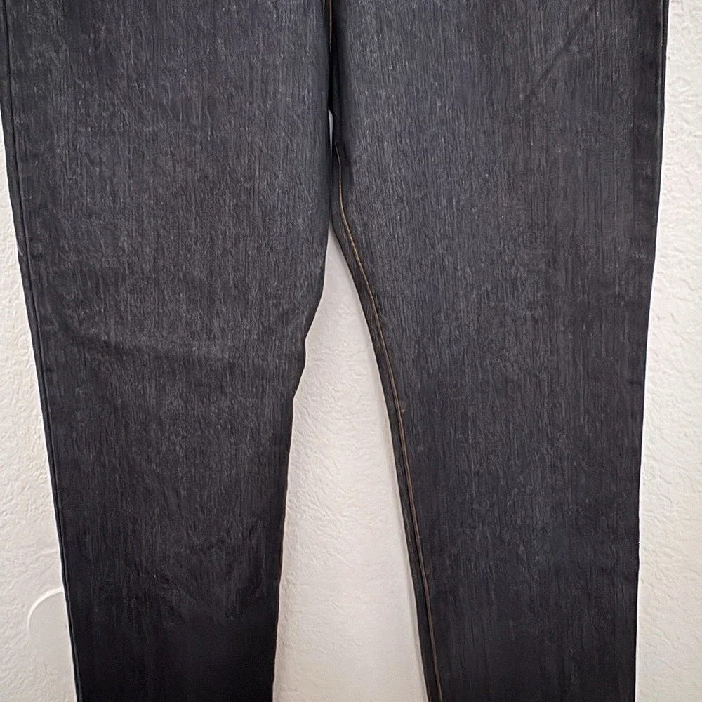 Vintage New Crown Holder Mens embroidered Jeans 32x32 Y2K Hip Hop Dark Wash